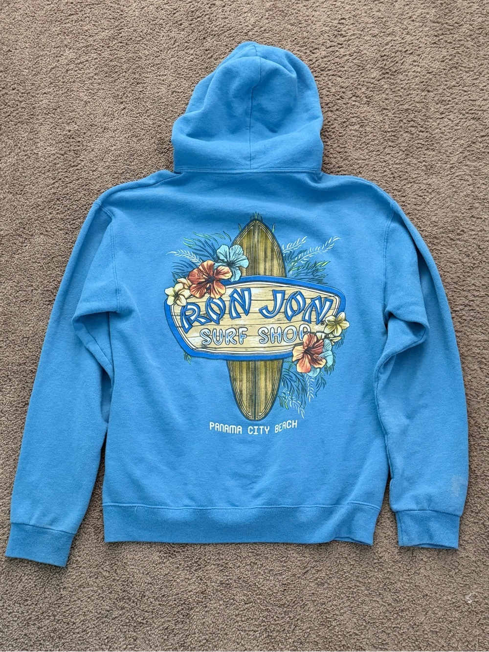 Ron Jon Surf Shop Panama City Beach Blue Pullover Hoodie